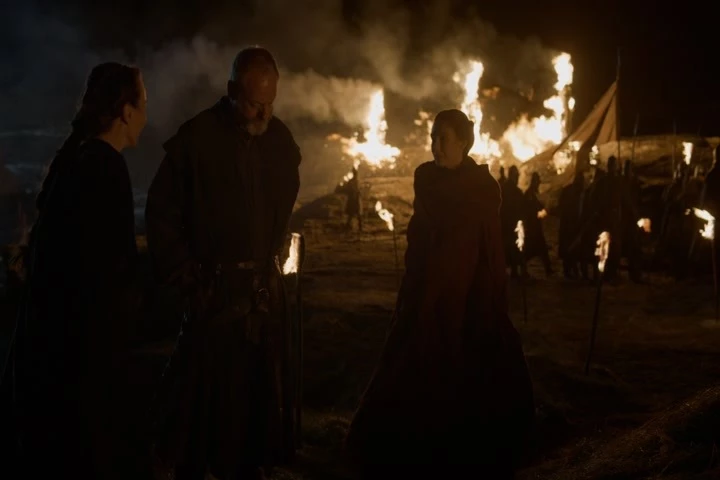 They're with our lord now.
Their sins all burned away.
They're with our lord now.
Their sins all burned away.