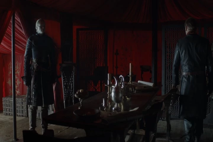 The girl is still a suspect
in Joffrey's murder,
The girl is still a suspect
in Joffrey's murder,