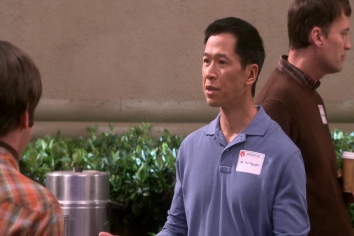 No idea. We'’re actually
friends of Sheldon Cooper.

