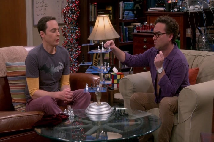 Leonard, you've
been losing to me
