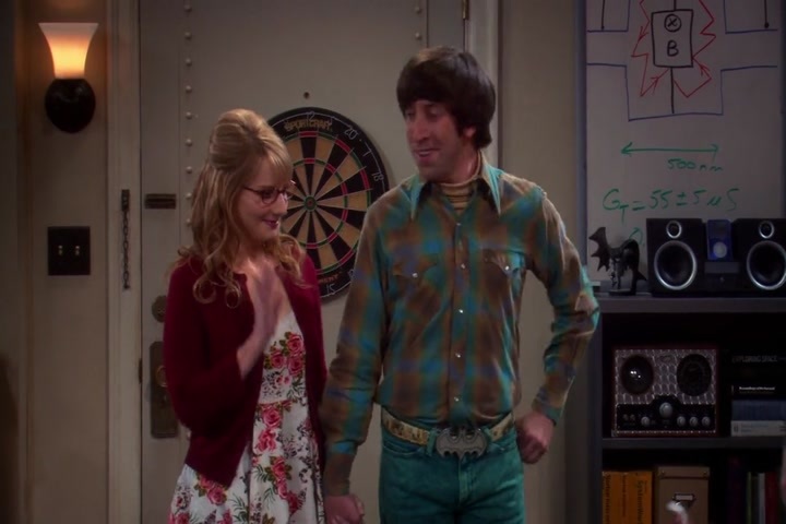 Raj, Sheldon, I want you
to meet my girlfriend, Bernadette.
